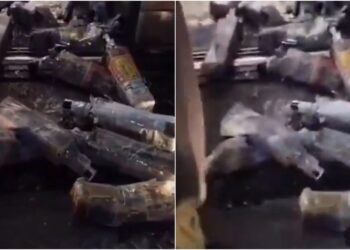 Liquor Bottles Fall from Train Ceiling in Bihar, Exposing Suspected Smuggling Method