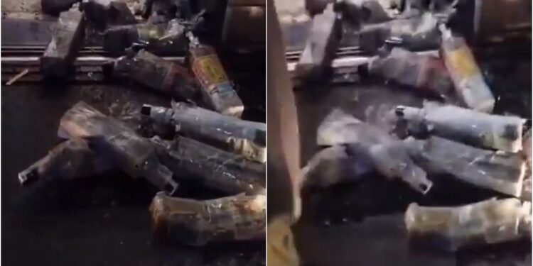 Liquor Bottles Fall from Train Ceiling in Bihar, Exposing Suspected Smuggling Method