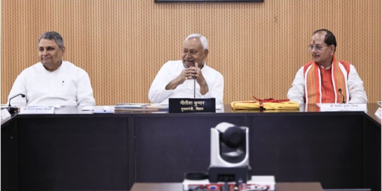 CM Nitish Kumar Chairs 13th BSDMA Meeting, Reviews Disaster Management Preparedness