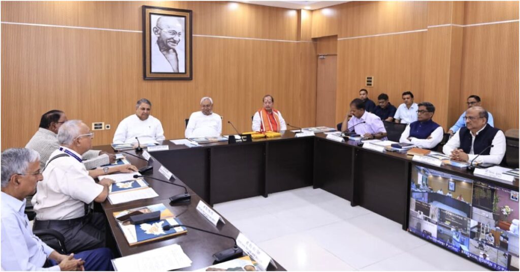 CM Nitish Kumar Chairs 13th BSDMA Meeting, Reviews Disaster Management Preparedness