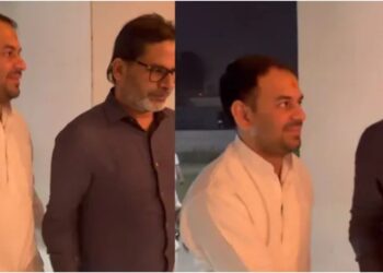 Late-night meeting between Tej Pratap Yadav and Prashant Kishor fuels political speculation in Bihar