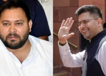Raghav Chadha Quits AAP, Claims Bulk of Rajya Sabha MPs to Join BJP; Tejashwi Alleges Move Driven by ‘Greed or Fear’