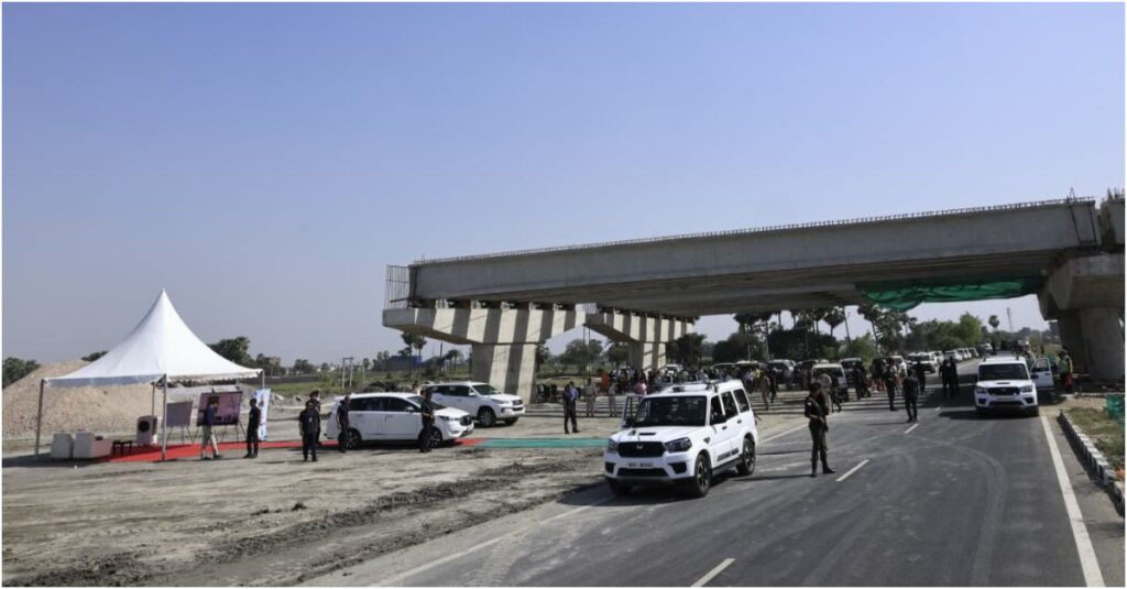 CM Nitish Inspects Construction Work of Patna–Bettiah Expressway, Directs Officials to Speed Up Completion