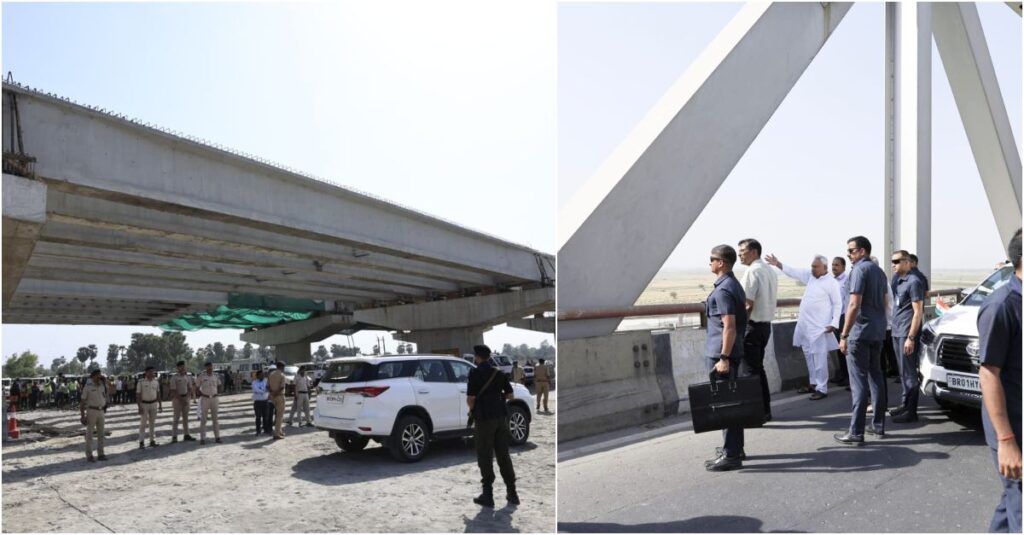 CM Nitish Inspects Construction Work of Patna–Bettiah Expressway, Directs Officials to Speed Up Completion