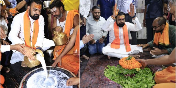 Bihar Chief Minister Samrat Choudhary Offers Prayers at Baidyanath Dham, Seeks Development for Bihar