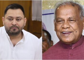 ‘Bullet Will Be Answered with a Cannon’: Jitan Ram Manjhi Backs Bhagalpur Encounter, Targets Tejashwi Yadav