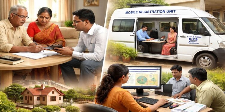 Senior Citizens Aged 80 Yrs Or Above Will Now Be Able To Access Property Registration Services From Their Homes