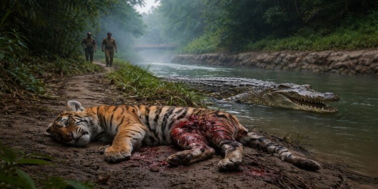 Tiger Cub Dies In Suspected Crocodile Attack At Bihar’s Valmiki Tiger Reserve
