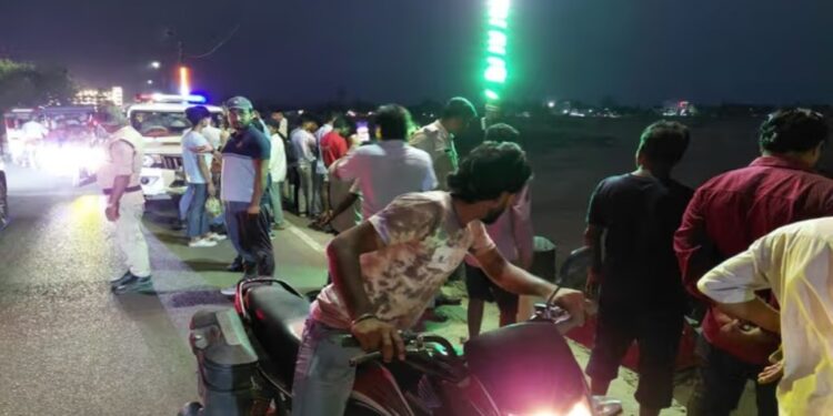 Driver Killed, 10 Injured After Jeep Plunges from Bridge In Bodh Gaya Road Crash