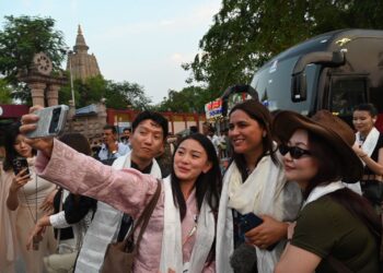 Influencers From Across Asia Visit Mahabodhi Temple As Part Of Govt's Cultural Diplomacy Push