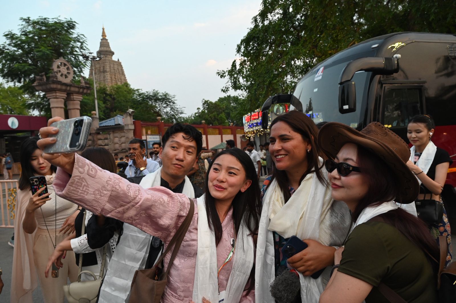 Influencers From Across Asia Visit Mahabodhi Temple As Part Of Govt's Cultural Diplomacy Push