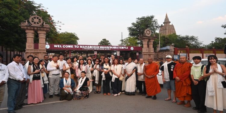 Influencers From Across Asia Visit Mahabodhi Temple As Part Of Govt's Cultural Diplomacy Push