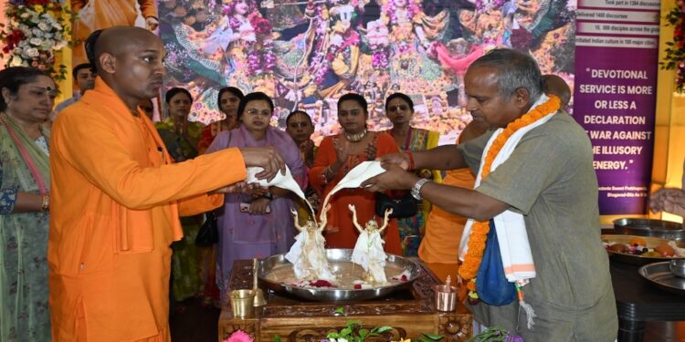 ISKCON Patna Marks Akshaya Tritiya With Brahmotsava, Devotees Gather In Large Numbers