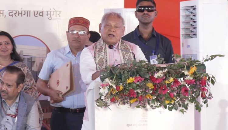 Stones Thrown at Union Minister Jitan Ram Manjhi During Event in Bihar’s Gaya District