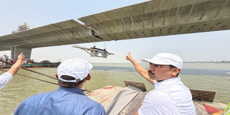 Kacchi Dargah–Bidupur Six-Lane Bridge Nears Completion As Final Segment Launched