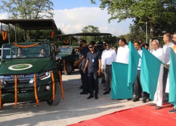 Bihar CM Nitish Kumar Flags Off Jungle Safari in VTR, Launches Big Projects In Valmikinagar