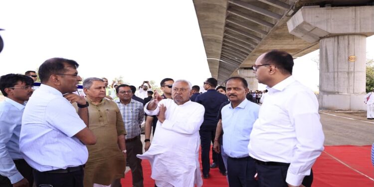 Bihar CM Nitish Kumar Reviews Danapur–Bihta Elevated Corridor, Inspects Bihta Airport Works