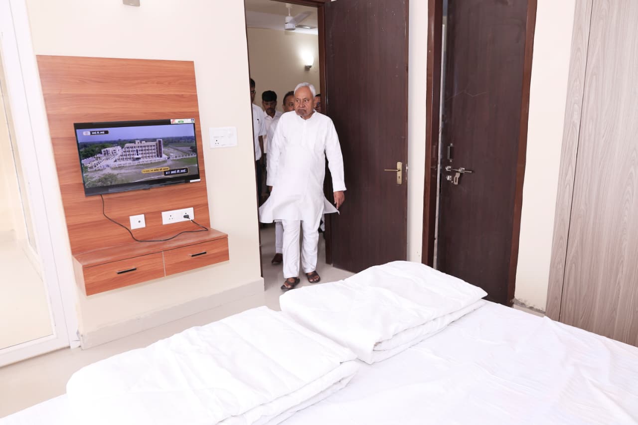 Nitish Kumar Inaugurates Legislative Council Guest House And New Facilities In Patna