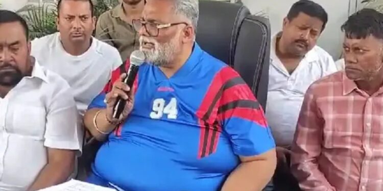 Pappu Yadav Sings Bhojpuri Lines At Press Meet, Targets Obscenity And Crimes Against Women