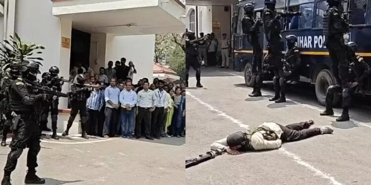 Patna High Court Turns Into Mock Terror Zone as Bihar ATS Conducts Major Security Drill