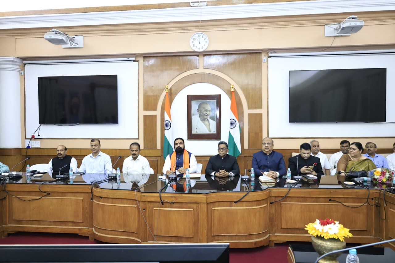 Samrat Choudhary Takes Charge, Holds First Review Meeting With Top Officials Minutes After Oath