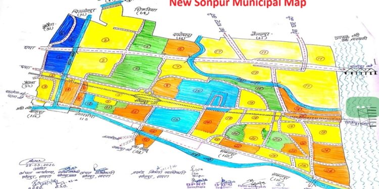 New Sonpur Municipal Map Prepared To Guide Urban Expansion And Development