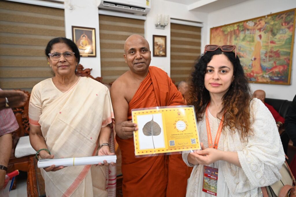 International Buddhist Delegates Visit Mahabodhi Temple In Bodh Gaya