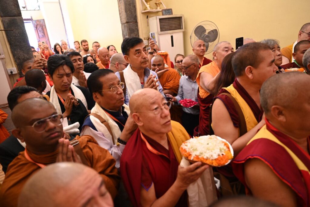International Buddhist Delegates Visit Mahabodhi Temple In Bodh Gaya