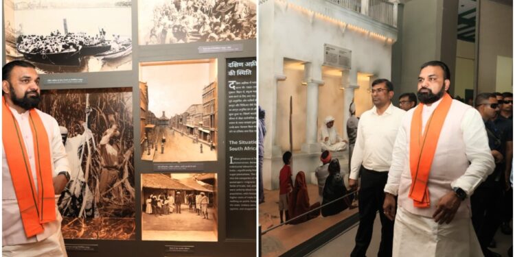 CM Samrat Chaudhary Visits Bapu Tower, Calls It a Tribute to Mahatma Gandhi