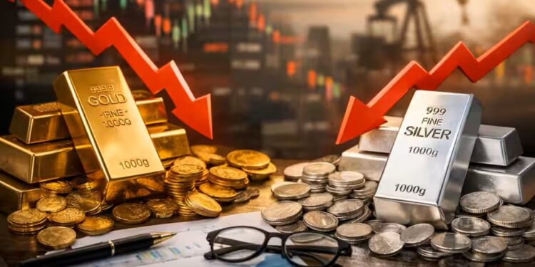 Today Gold And Silver Prices: 24K Gold At Rs 1,45,507, Silver Drops To Rs 2,24,660 Per Kg
