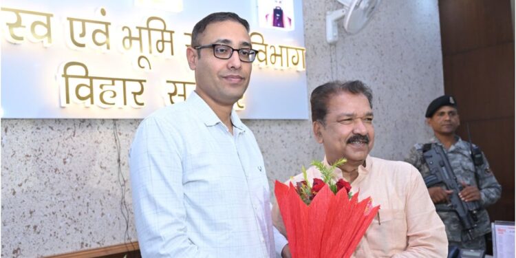 “Work Was Stalled for 3 Months, Now It Will Be Back on Track,” Says Dilip Jaiswal After Taking Charge of Revenue Department
