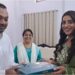 Akshara Singh Meets Bihar Minister Nishant Kumar, Fueling Buzz Over Politics and Bhojpuri Glamour
