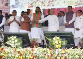 CM Samrat Inaugurates Rs 115 Crore Mandiri Drain-Road Project in Patna, Linking Bailey Road to Ashok Rajpath