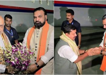 Bihar Cabinet Expansion: Amit Shah, Nitin Nabin Arrive in Patna as Final List of Ministers Set for Approval Ahead of Swearing-In Ceremony