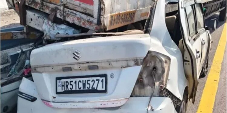 Five Members of a Bihar Family Killed on Purvanchal Expressway After Car Rams into Container Truck from Behind