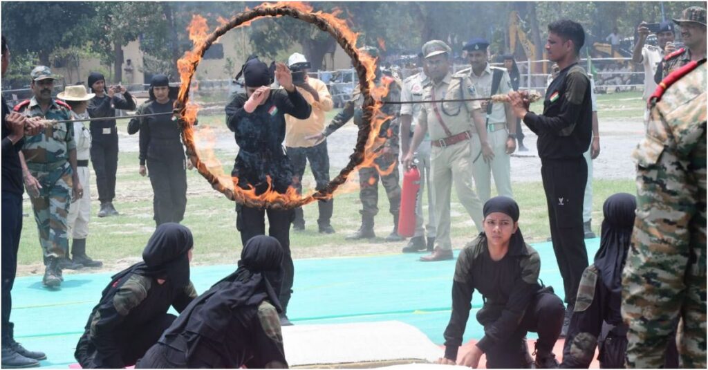 CM Samrat Choudhary Flags Off 80 High-Tech Fire Brigade Vehicles at Gandhi Maidan in Patna