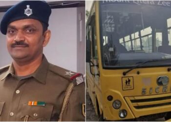 Special Branch ASI Killed After Speeding School Bus Hits Motorcycle on Ara-Patna Highway
