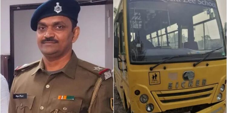 Special Branch ASI Killed After Speeding School Bus Hits Motorcycle on Ara-Patna Highway