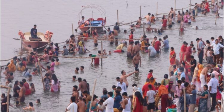 Ganga Dussehra Sees Surge of Devotees in Danapur as Ghats Echo With ‘Har Har Gange’