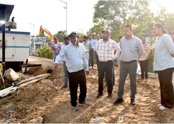 BUIDCO Managing Director Reviews Drainage Works Across Catchment-1 and Catchment-2 in Patna