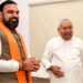CM Samrat Choudhary Meets Nitish Kumar After Returning from Delhi Tour; Bihar Development and MLC Polls Discussed