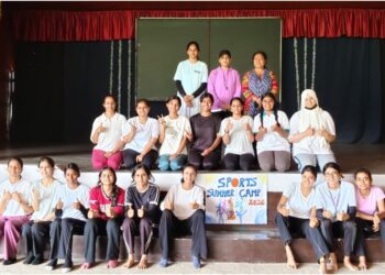 Patna Women’s College Summer Camp Day Seven Features Team Games, Aerobics and Singing Competition