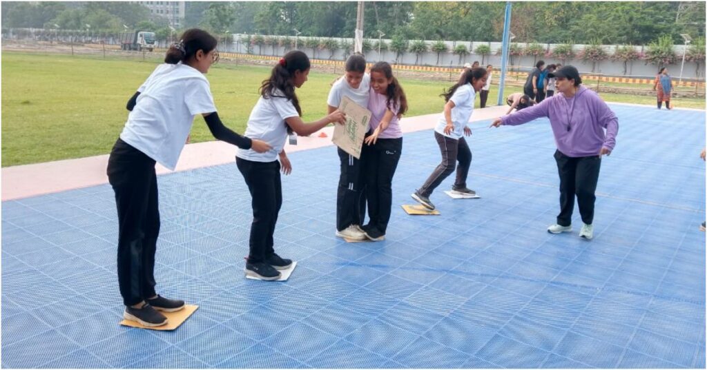 Patna Women’s College Summer Camp Day Seven Features Team Games, Aerobics and Singing Competition