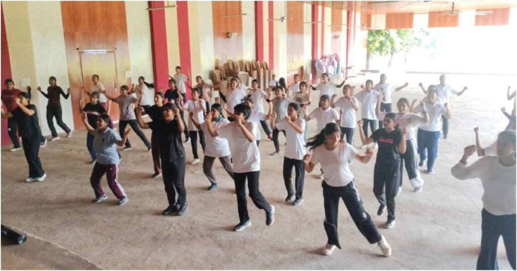 Patna Women’s College Summer Camp Day Seven Features Team Games, Aerobics and Singing Competition