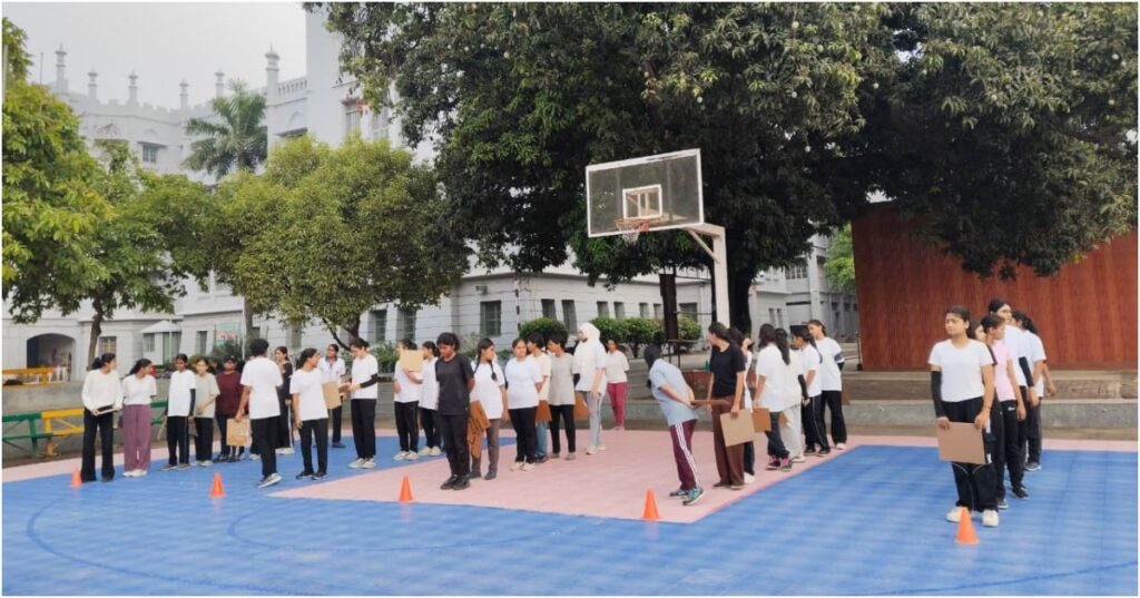 Patna Women’s College Summer Camp Day Seven Features Team Games, Aerobics and Singing Competition