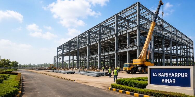 Rs 62.27 Crore PEB Fabrication Unit Approved at IA Bariyarpur, 400 Jobs Expected in Bihar