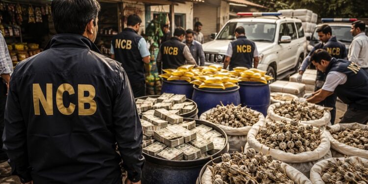 NCB Seizes Rs 3.5 Crore Cash And Poppy Husk In Major Motihari Raid, Grocery Trader Arrested