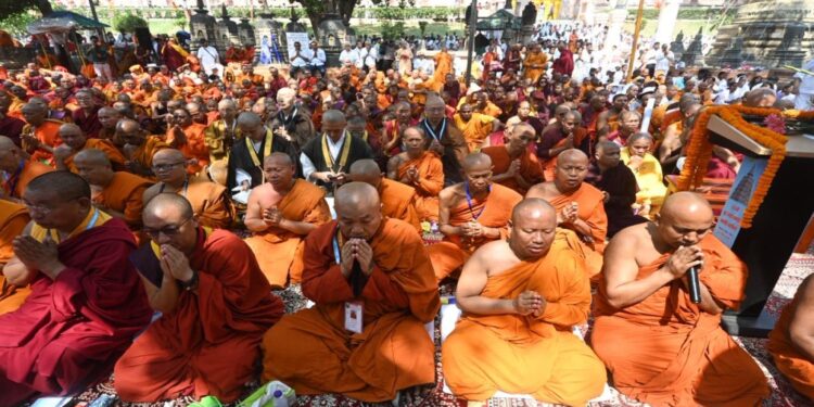 Thousands Assemble in Bodh Gaya For Buddha Jayanti celebrations At Mahabodhi Temple