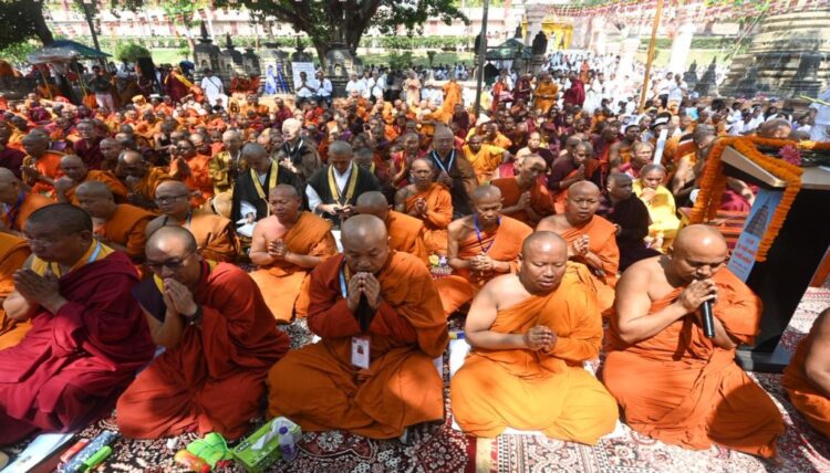 Thousands Assemble in Bodh Gaya For Buddha Jayanti celebrations At Mahabodhi Temple