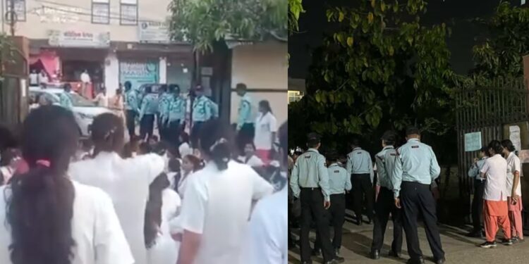 IGIMS Nursing Students Stage Protest, Accuse College Officials Of Harassment And Academic Bias